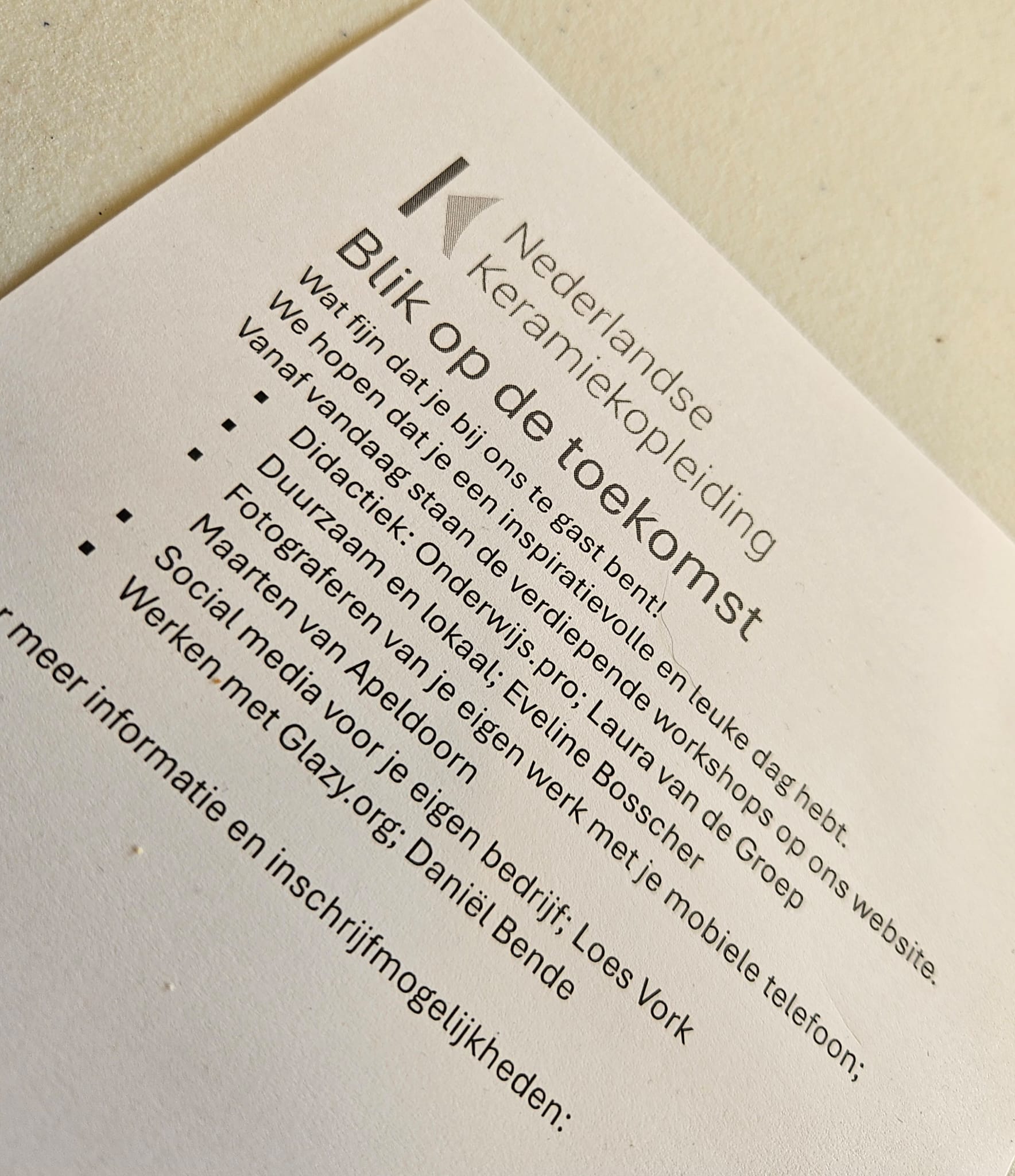 Seminar Blik op de toekomst